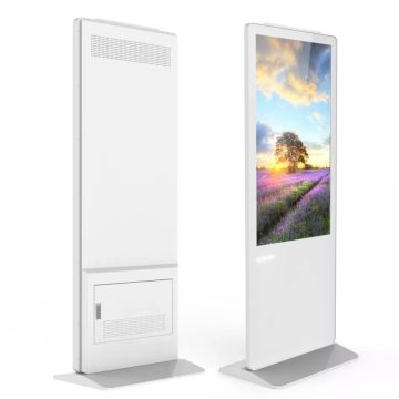 49" Slim Touch Kiosk - White