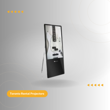 43" A-Frame Portable Kiosk - Black